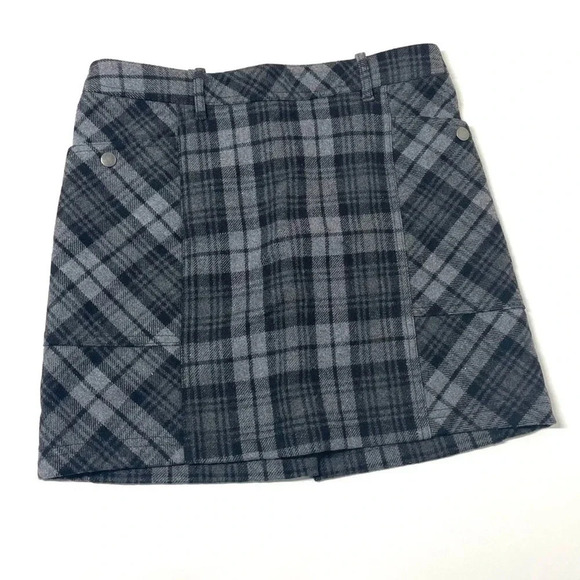 Eddie Bauer Dresses & Skirts - Eddie Bauer Mini Plaid Retro Wool Blend Y2K Skirt
Size P2